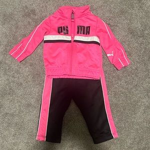 Puma infant tracksuit, size 3-6mos